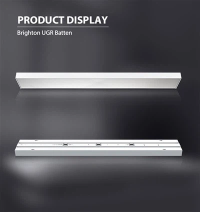 Brighton UGR Batten Tri-color UGR<19 120/150/200mm Led Batten Light